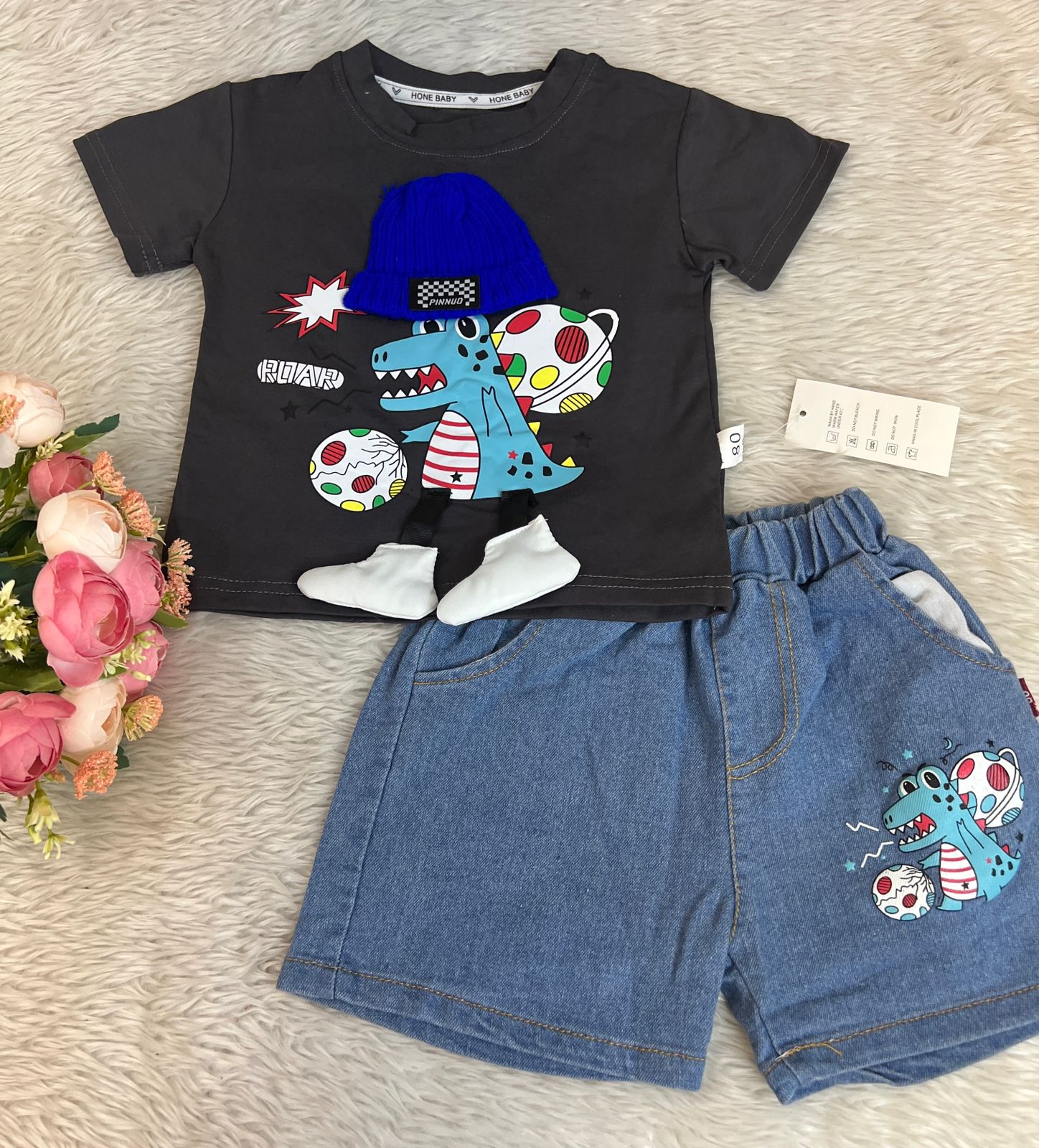 Dinosaur T-shirt set